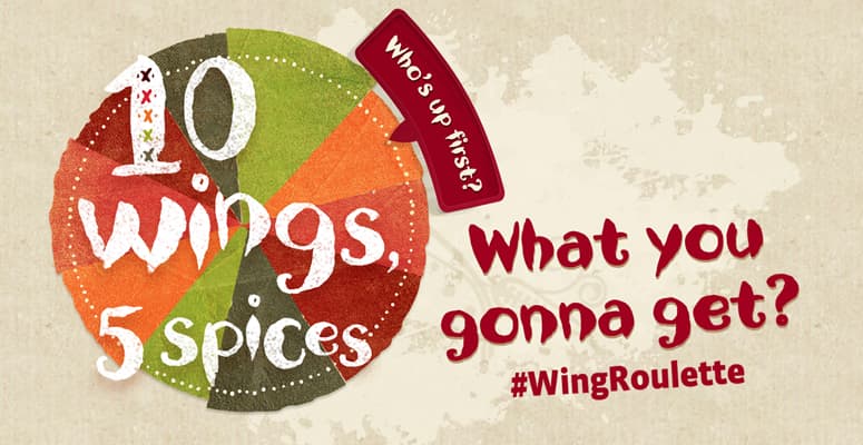 nandos wing roulette