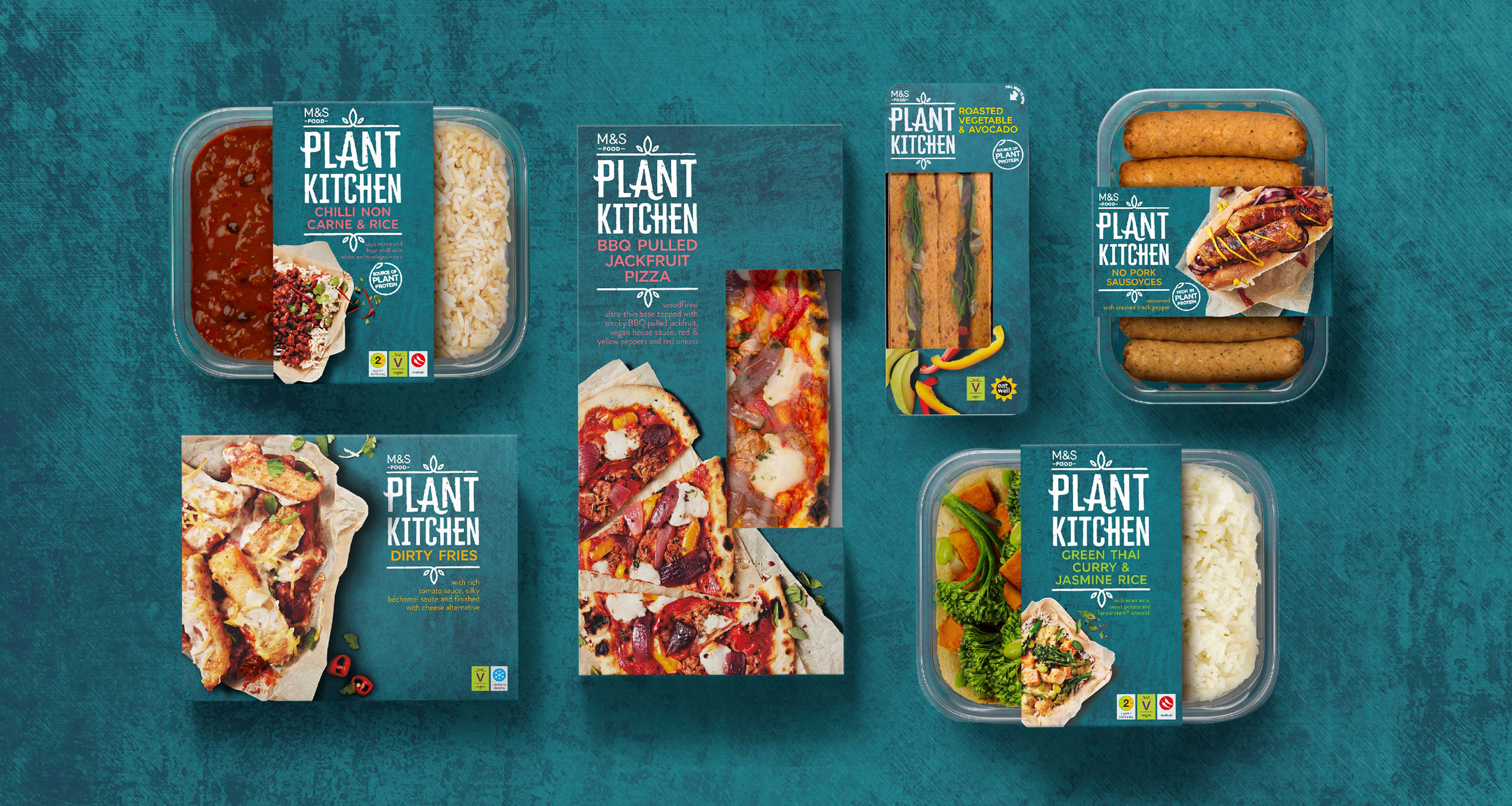 marks and spencer plant kitchen packaging