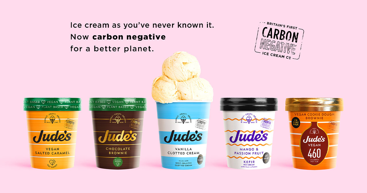 Jude's carbon negative ice cream